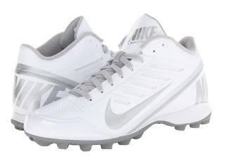 Nike Land Shark 3/4 Lax Mens Cleated Shoes (White)