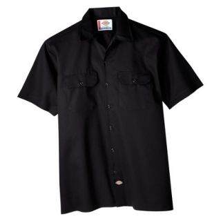 Dickies Mens Original Fit Short Sleeve Work Shirt   Black XXL Tall
