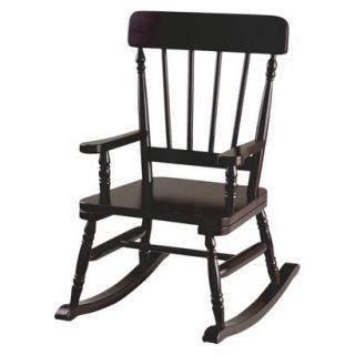 Kids Rocking Chair: Levels Of Discovery Simply Classic Rocker   Dark Brown