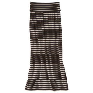 Mossimo Supply Co. Juniors Foldover Maxi Skirt   Black/Rootbeer Float XL(15 17)