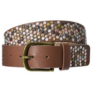 MOSSIMO SUPPLY CO. Brown Small All Over Stud Belt   L