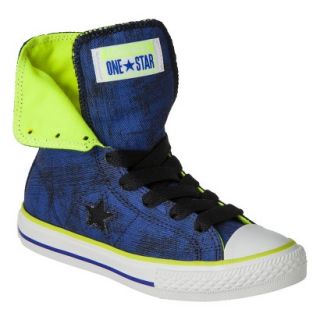 Boys Converse One Star High Top Sneaker   Navy 3.5