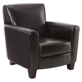 Club Chair Upholstered Chair Threshold Nolan Bonded Leather Living Room