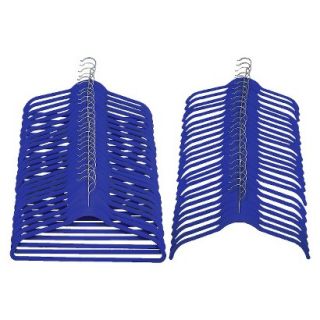 Joy Mangano Huggable Hangers 48 Pc. Combo Pack   Blue