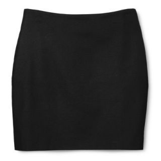 Merona Womens Woven Mini Skirt   Black   16