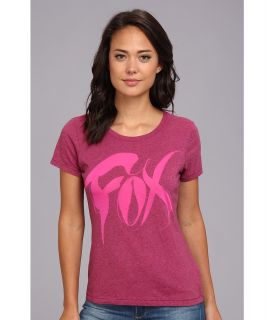 Fox Starter Tee Womens T Shirt (Burgundy)