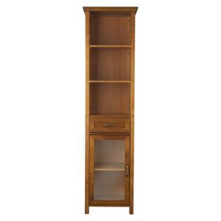 Linen Cabinet: Elegant Home Fashions Avery Linen Cabinet   Oil Medium Brown