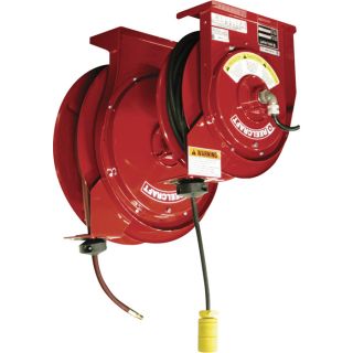 Reelcraft Power Cord Reel and Air/Water Hose Reel Combo Pack   Model TP5650OLP 