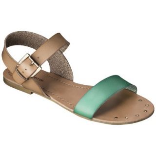 Womens Mossimo Supply Co. Lakitia Sandals   Natural/Turq 11