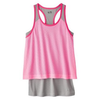 C9 by Champion Girls 2 Fer Fashion Tank Top   Pink M