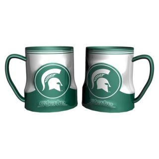Boelter Brands NCAA 2 Pack Michigan State Spartans Game Time Coffee Mug  