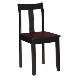 Office Chair: Camden Desk Chair   Black Red Brown (Cherry)