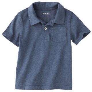 Cherokee Infant Toddler Boys Short Sleeve Polo   Indie Blue 3T