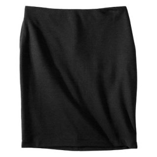 Merona Womens Ponte Pencil Skirt   Black   18