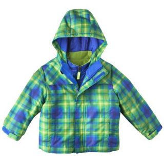 Cherokee Infant Toddler Boys 4 in 1 System Jacket   Green 18 M