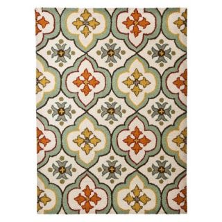 Threshold Floral Bell Hand Tufted Indoor/Outdoor Area Rug   7x10