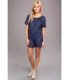 French Connection Morgana Lace 7GBAE Womens Jumpsuit & Rompers One Piece (Blue)