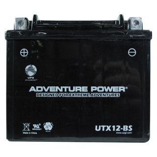 UPG Dry Charge Motorcycle Battery   12V, 10 Amps, Model UTX12 BS