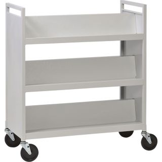 Sandusky Buddy 3 Shelf Library Cart, Model 5416 32