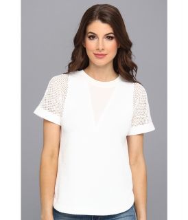 Rebecca Taylor S/S Nov Texture Top Womens T Shirt (Multi)