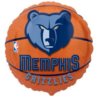 Memphis Grizzlies Basketball Foil Balloon