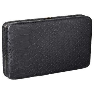 Mossimo Textured Hard Case Wallet   Black