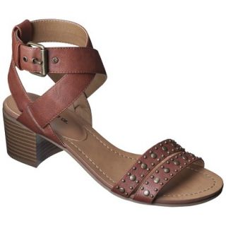 Womens Mossimo Supply Co. Kat Block Heel Sandal   Cognac 7