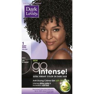 Dark and Lovely Ultra Vibrant Permanent Hair Color   1 Super Black