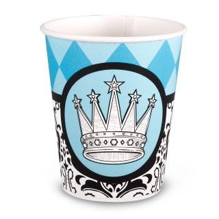 Elegant Prince Damask 9 oz. Paper Cups