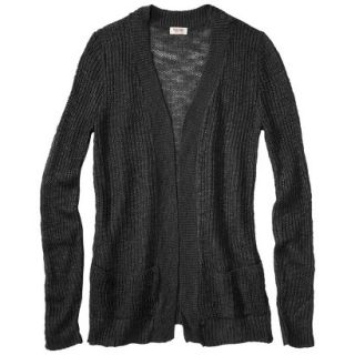 Mossimo Supply Co. Juniors Open Front Cardigan   Black S(3 5)