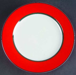 Puiforcat China Pompei Red Service Plate (Charger), Fine China Dinnerware   Red
