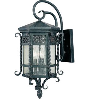 Scottsdale 3 Light Outdoor Wall Lights in Country Forge 30124CDCF