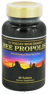 CC Pollen   High Desert Bee Propolis   60 Tablets
