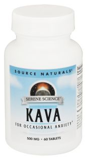 Source Naturals   Kava 500 mg.   60 Tablets