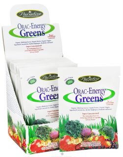 Paradise Herbs   Orac Energy Greens 15 x 6g Packets