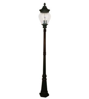 Devonshire 3 Light Post Lights & Accessories in Black Gold 1176P BG