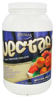 Syntrax   Nectar Naturals Whey Protein Isolate Natural Peach   2.14 lbs.