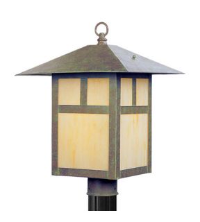 Montclair Mission 1 Light Post Lights & Accessories in Verde Patina 2140 16