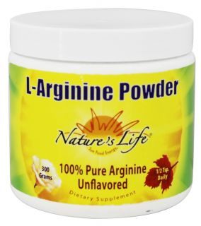 Natures Life   L Arginine Powder 1500 mg.   300 Grams