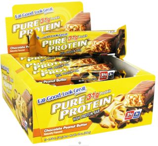 Pure Protein   High Protein Bar Chocolate Peanut Butter   2.75 oz.