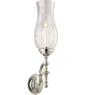 Thomas Obrien Chandler 1 Light Wall Sconces in Polished Silver TOB2117PS