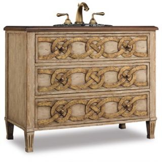 Cole & Co. 42 Designer Series Collection Middleton Sink Chest   Antiqued Parchm