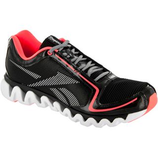 Reebok ZigLite Run: Reebok Mens Running Shoes Black/VitaminC/Gray/White