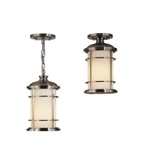 Lighthouse 1 Light Outdoor Ceiling Lights in Brushed Steel OL2209BS