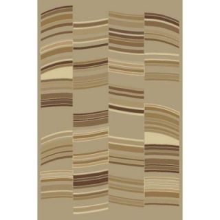 United Weavers Overstock Quaser Taupe 5 ft. 3 in. x 7 ft. 6 in. Area Rug 330 24494 58