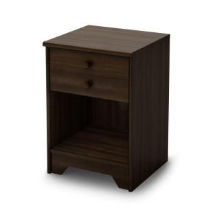 South Shore Furniture Popular Night Stand in Mocha 2779062