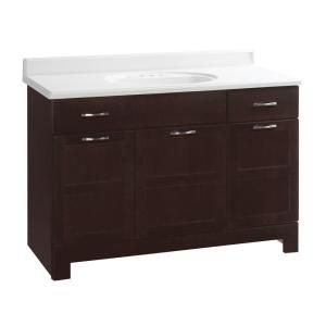 American Classics Casual 48 in. W x 21 in. D x 33 1/2 in. H Vanity Cabinet Only in Java CJVM48DY