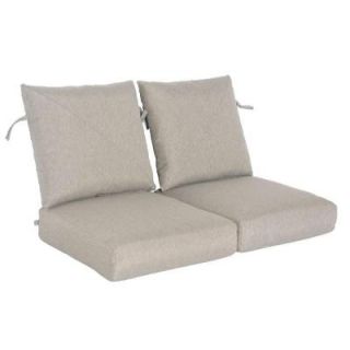 Hampton Bay Marwood Replacement Outdoor Loveseat Cushion 131 008 LS CSH
