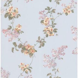 Brewster 56 Sq. Ft. Floral Trail Wallpaper 282 64005