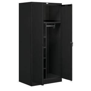 Salsbury Industries 9200 Series 78 in. H x 24 in. D Combination Storage Cabinet Assembled in Black 9274BLK A